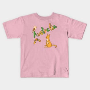 Australia Kangaroo T-Shirt Kids T-Shirt